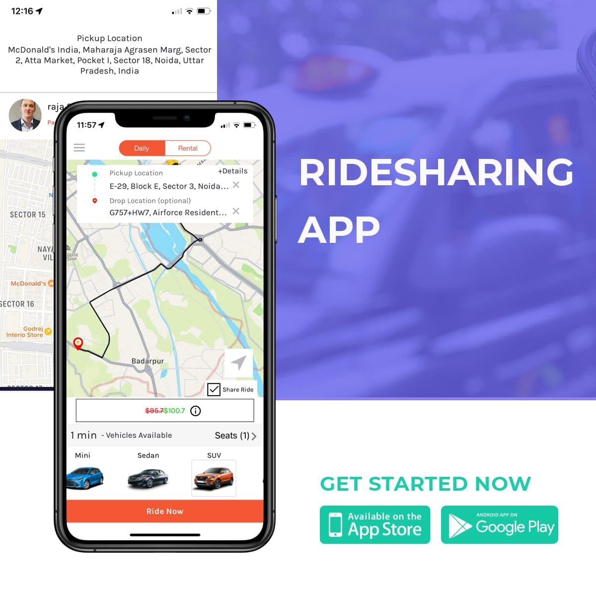 Ridesharing App